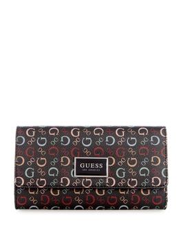 ugg abree, Guess Factory | Abree Logo Saffiano Slim Wallet商品图片 8.4折