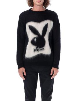 Saint Laurent Playboy Long-Sleeved Sweater,价格$667.66