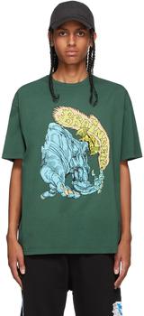 Brain Dead | Green Twister T-Shirt商品图片,独家减免邮费