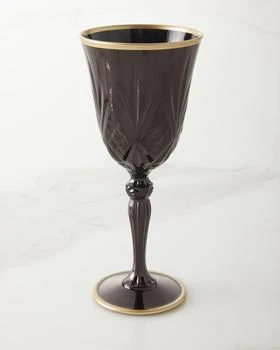 Neiman Marcus | Elegance Black And Gold Collection Water Goblets, Set of 4,商家Neiman Marcus,价格¥1674