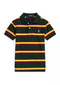 Boys 4-7 Striped Cotton Mesh Polo Shirt product img