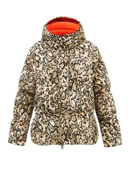 moncler羽绒服女怎么样, Moncler | Parana leopard-print quilted down jacket商品图片 