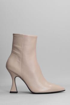 推荐Fabio Rusconi High Heels Ankle Boots In Beige Leather商品
