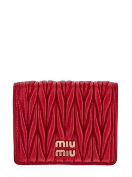 Miu Miu | Small Matelassè Nappa Leather Wallet 