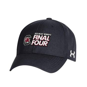 Under Armour | Women's Black South Carolina Gamecocks 2022 NCAA Women's Basketball Tournament March Madness Final Four Regional Champions Locker Room Adjustable Hat商品图片,