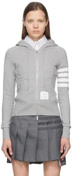 Thom Browne | Grey Classic Hoodie 