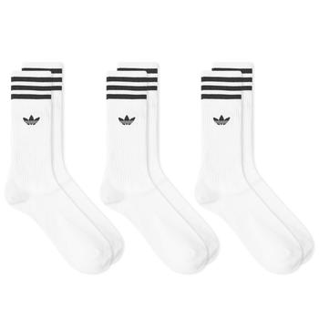 推荐Adidas Solid Crew Sock - 3 Pack商品