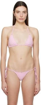 Frankies Bikinis | Pink Nick Bikini Top,商家SSENSE,价格¥631