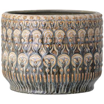 商品The Hut | Bloomingville Reactive Glaze Flowerpot - Brown,商家The Hut,价格¥249图片
