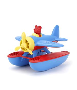 推荐Green Toys Disney Baby Exclusive Mickey Mouse Seaplane, Blue/Red - Pretend Play, Motor Skills, Kids Bath Toy Floating Vehicle. No BPA, phthalates, PVC. Dishwasher Safe, Recycled Plastic, Made in USA.商品