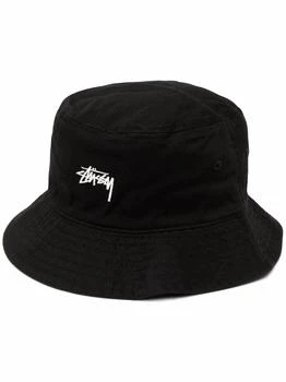 STUSSY | STUSSY - Logo Cotton Bucket Hat 额外8折, 独家减免邮费, 额外八折