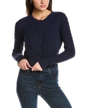 布克兄弟开衫, Brooks Brothers | Brooks Brothers Cropped Cardigan商品图片 6.4折