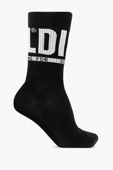 推荐Diesel Pack Of Three Logo Intarsia Socks商品