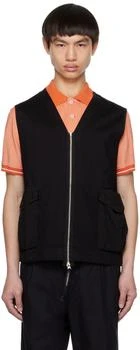 C.P. Company | Black Zip Vest,商家Ssense US,价格¥1753