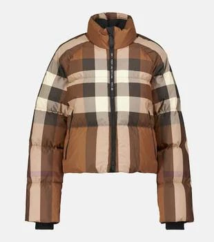 Burberry | 格纹羽绒短款夹克,商家MyTheresa CN,价格¥15060