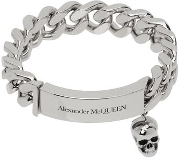 Alexander McQueen | Silver Identity Bracelet商品图片,独家减免邮费