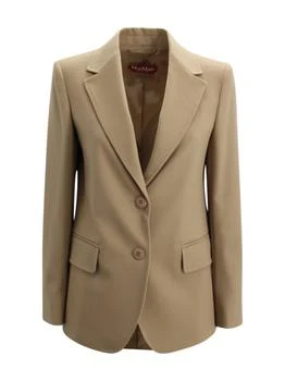 Max Mara | Single-breasted Blazer In Wool Drape,商家Italist HK,价格¥4257