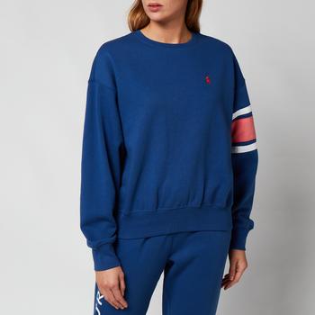 推荐Polo Ralph Lauren Women's Relaxed Polo Logo Sweatshirt - Beach Royal商品