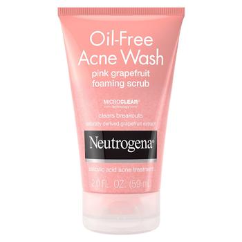 Neutrogena | Oil-Free Pink Grapefruit Acne Wash Face Scrub商品图片,