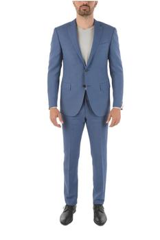 商品Corneliani Men's  Light Blue Other Materials Suit,商家StyleMyle,价格¥11924图片