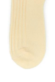 AMI | Cream stretch cotton set socks 7.0折