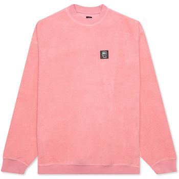 Brain Dead | Brain Dead Reverse Fleece Crewneck Sweatshirt - Pink商品图片,8折×额外8.5折, 额外八五折