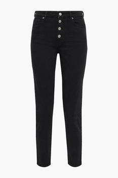 IRO | Sorbon cropped distressed high-rise skinny jeans商品图片,3折