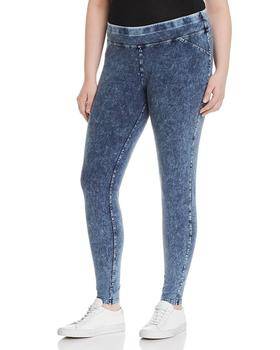 Marc New York by Andrew Marc | Acid-Wash Knit Leggings商品图片,满$100减$25, 独家减免邮费, 满减