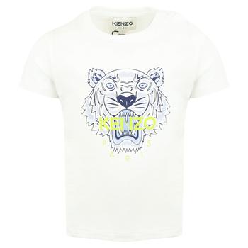 推荐White Baby Boys Tiger Logo T Shirt商品
