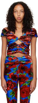 Magda Butrym | Red Cut Out Camisole商品图片,额外8.5折, 独家减免邮费, 额外八五折