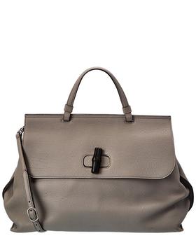 推荐Gucci Brown Grained Leather Jungle Hobo Bag (Authentic Pre-Owned)商品