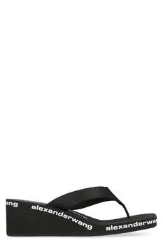 Alexander Wang | Alexander Wang Logo Printed Sandals 7.6折