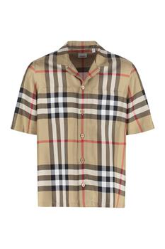 burberry短袖, Burberry | Burberry Checked Short Sleeve Shirt商品图片 6.7折起