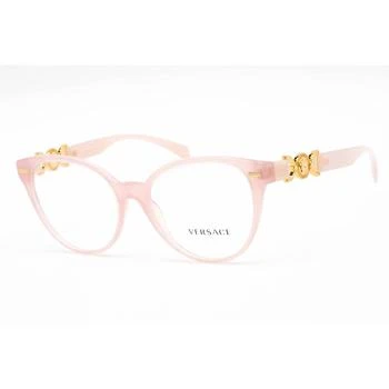 Versace | Versace Women's Eyeglasses - Full Rim Cat Eye Opal Pink Plastic Frame | 0VE3334 5402 4.5折×额外9折x额外9.5折, 独家减免邮费, 额外九折, 额外九五折