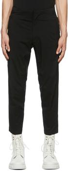 DESCENTE | Black Relaxed Fit Tapered Pants商品图片,额外8.5折, 独家减免邮费, 额外八五折