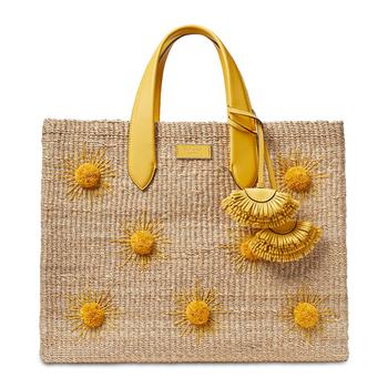 kate spade tote单肩包, Kate Spade | Manhattan Sun Raffia Large Tote商品图片 5折