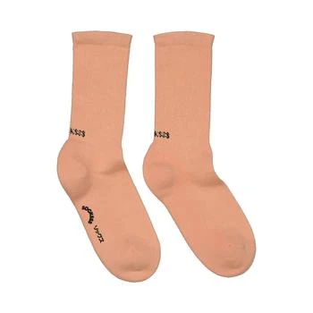 推荐Ladies Pink Tennis Logo Print Socks商品