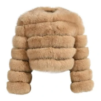 推荐Rouge Camel Fox Fur Jacket商品
