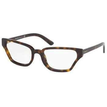 Prada | Prada Women's Eyeglasses - Havana Butterfly Full-Rim Frame | PRADA 0PR04XV 2AU1O154 3.1折×额外9折x额外9.5折, 独家减免邮费, 额外九折, 额外九五折