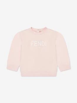 Fendi | Baby Girls Logo Sweatshirt in Pink 额外8折, 额外八折