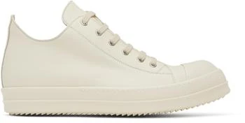 Rick Owens | White Low Sneakers 7.3折