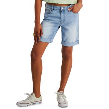 Celebrity Pink, Celebrity Pink | Juniors' Bermuda Denim Shorts商品图片 4.6折