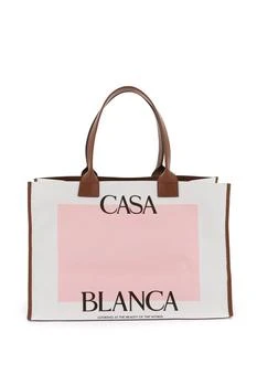 推荐Casablanca canvas tote bag with logo商品