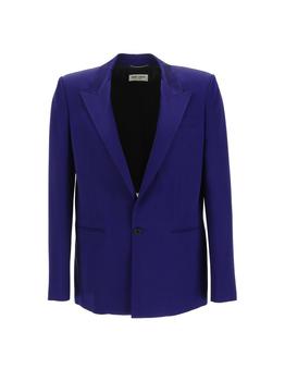 圣罗兰外套, Yves Saint Laurent | Saint Laurent Single-Breasted Long-Sleeved Jacket商品图片 6.2折