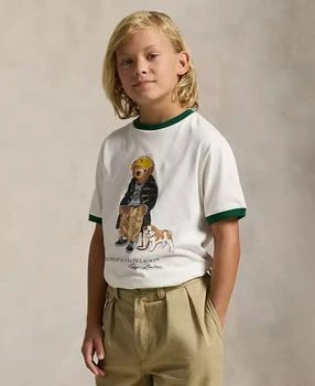 Ralph Lauren | Big Boys Polo Bear Cotton Ringer T-Shirt,商家Macy's,价格¥333