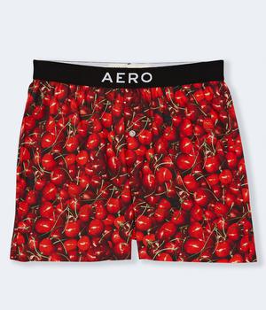 推荐Aeropostale Men's Red Cherries Woven Boxers商品