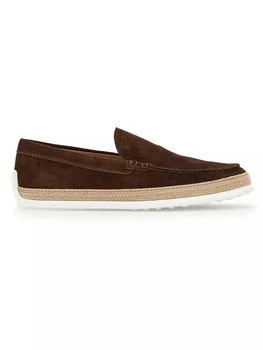 推荐Suede Espadrille Loafers商品