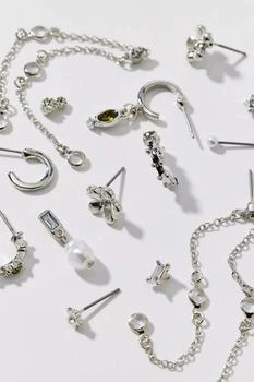 Urban Outfitters | Poppy Rhinestone Post And Hoop Earring Set,商家Urban Outfitters,价格¥178