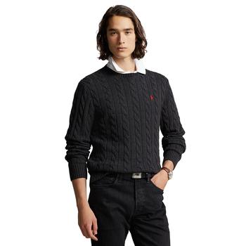 商品Ralph Lauren | Men's Cable-Knit Cotton Sweater,商家Macy's,价格¥593图片