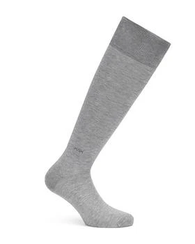 Zegna | Light Grey Mélange Everyday Triple Mid Calf Socks 